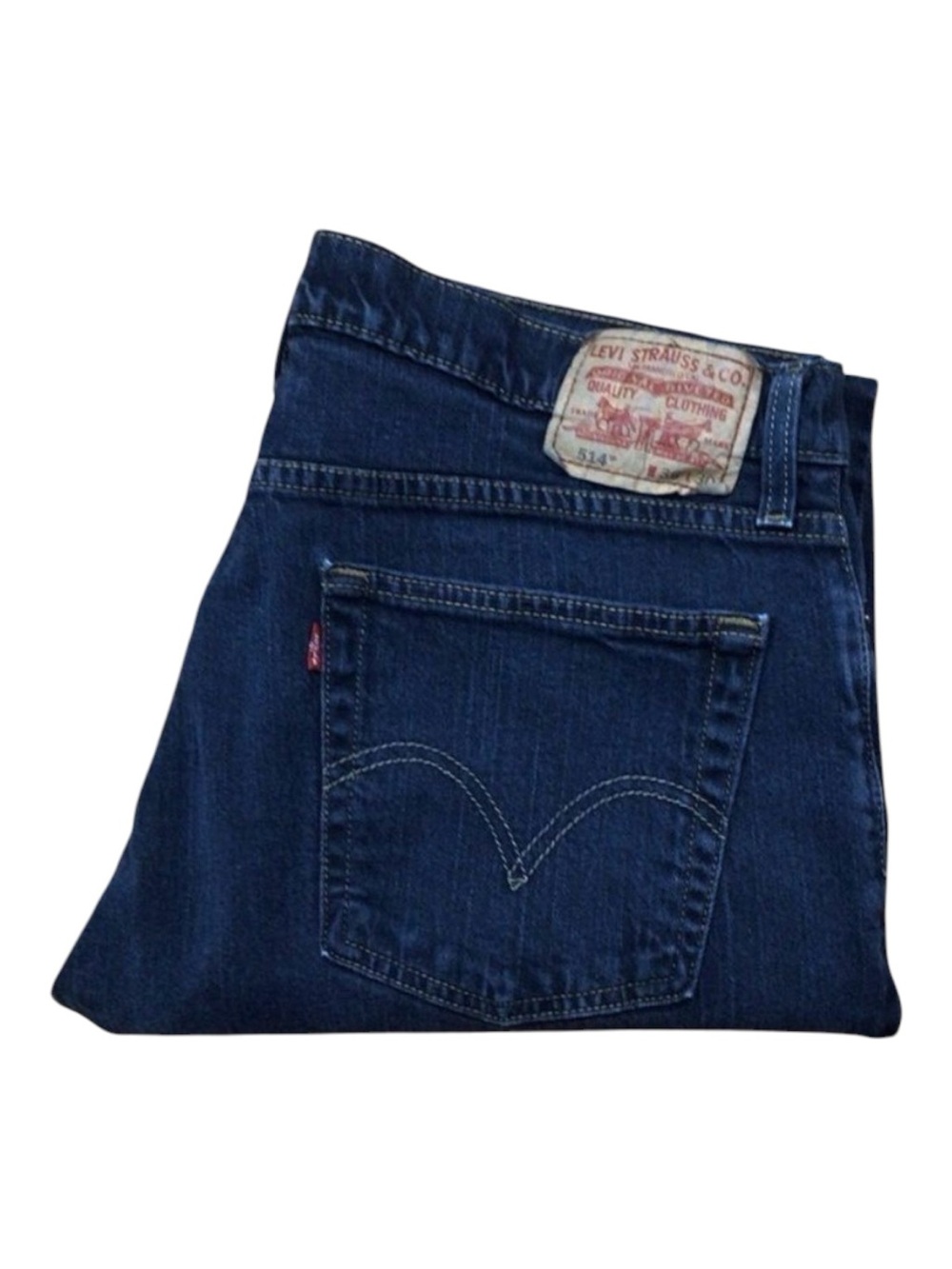 Men LEVIS 514 jeans 36 Style slim straight stretchy dark blue denim denim casual
